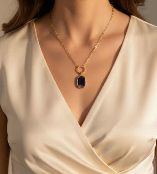 HALSKETTE | Golden Horizon Bloom