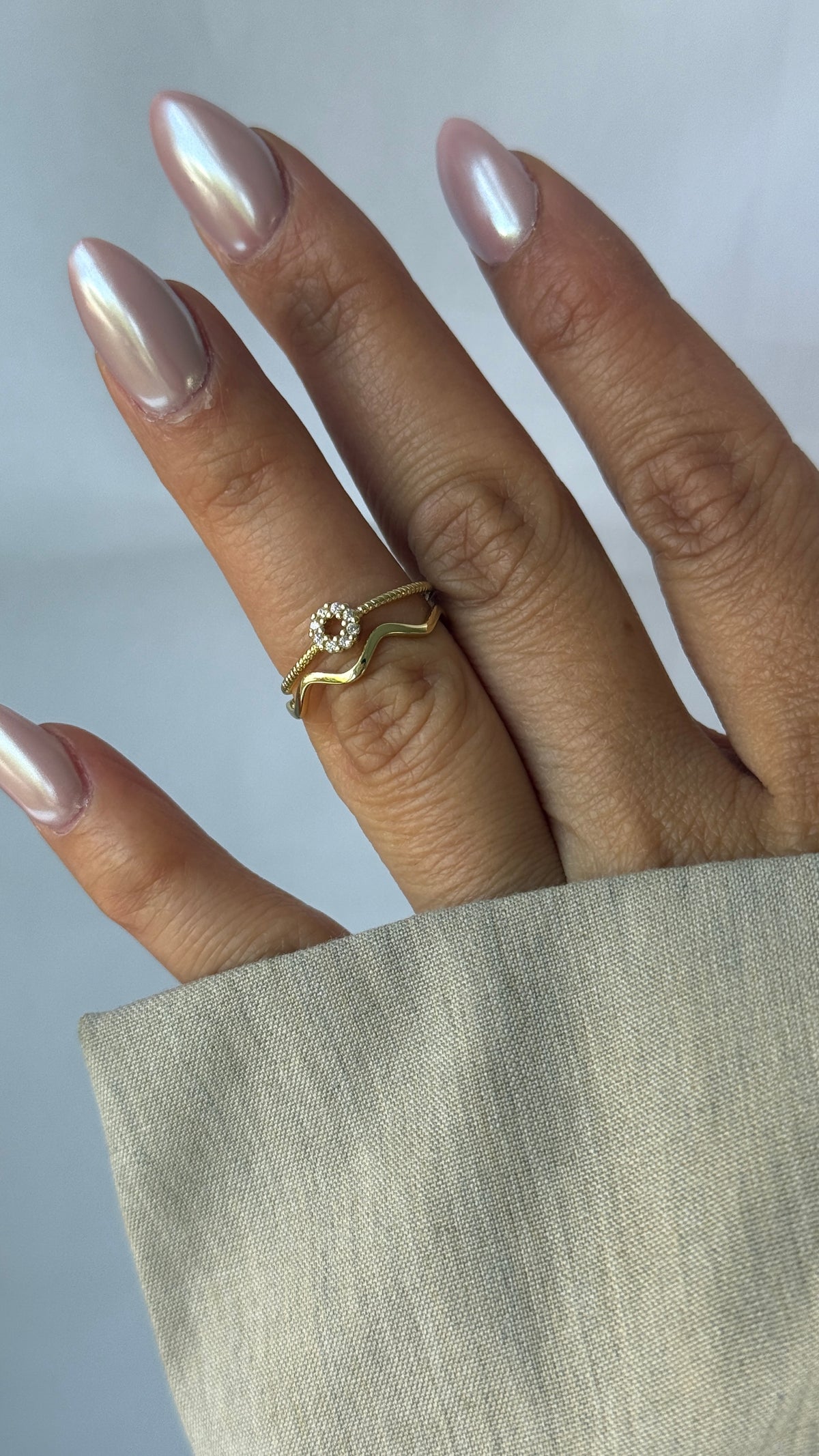 Ring Golden Harmony Wave – Ansicht 2