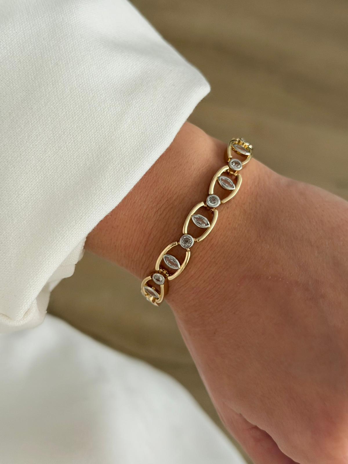 ARMBAND VIP Aden -14K VERGOLDET