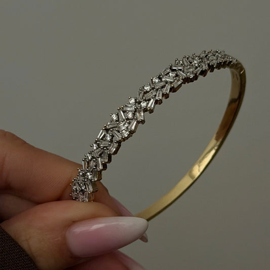 VIP - ARMREIFEN STONE SHINE -14K VERGOLDET