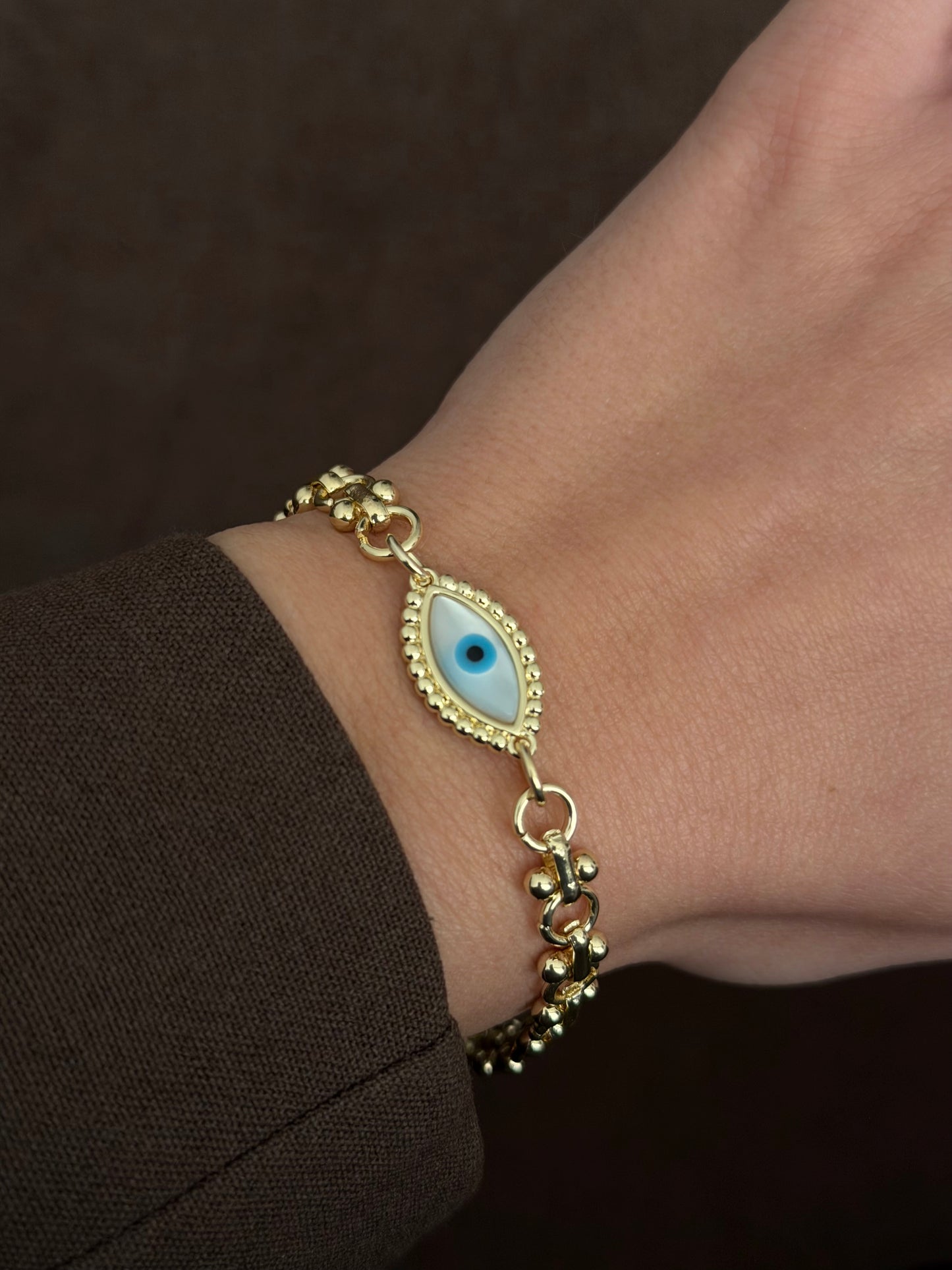 ARMBAND VIP Cevil Eye -14K VERGOLDET