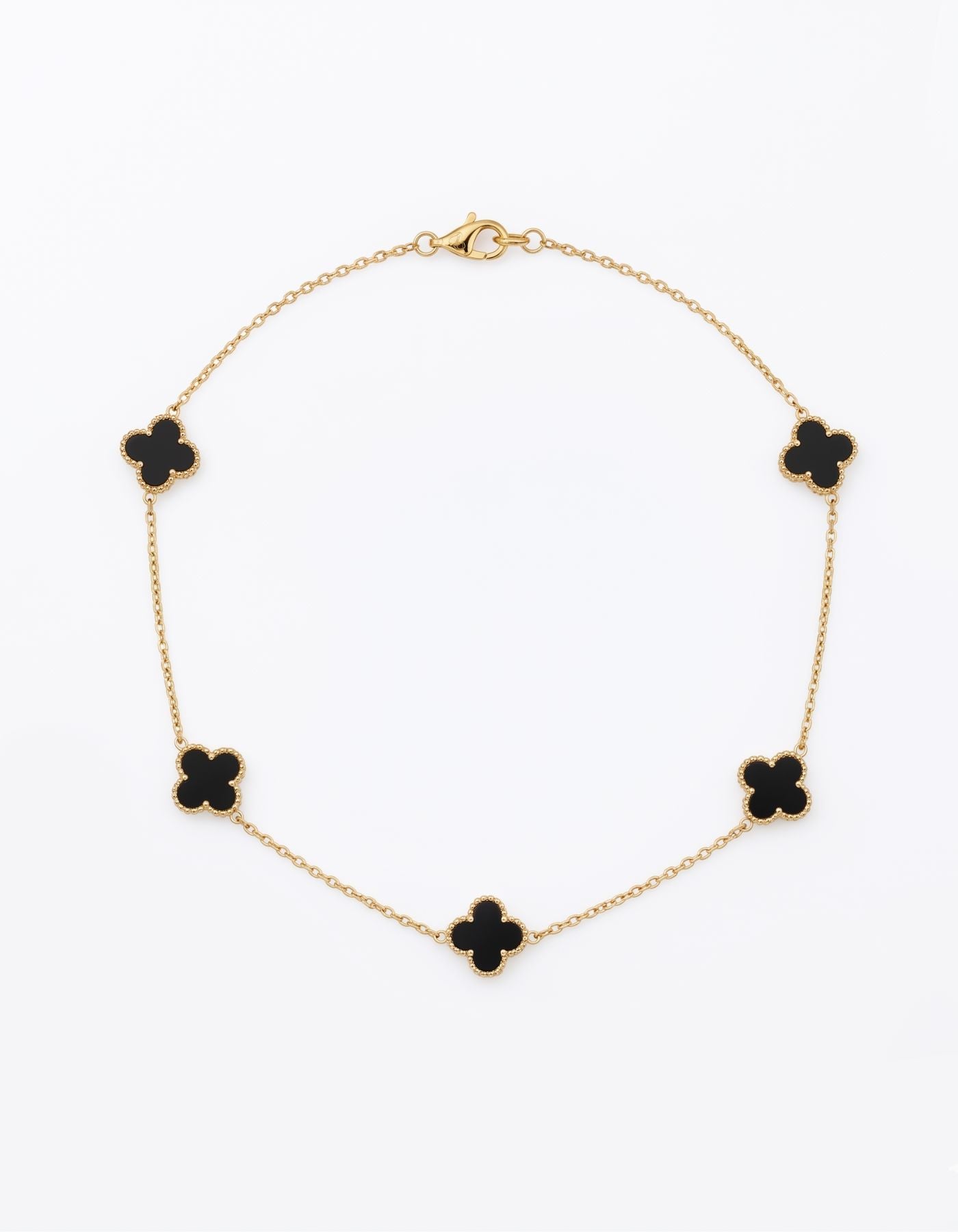 HALSKETTE| BLACK FLOWER