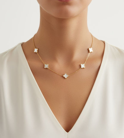 HALSKETTE | WHITE FLOWER