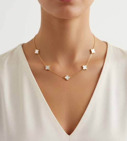 HALSKETTE | WHITE FLOWER