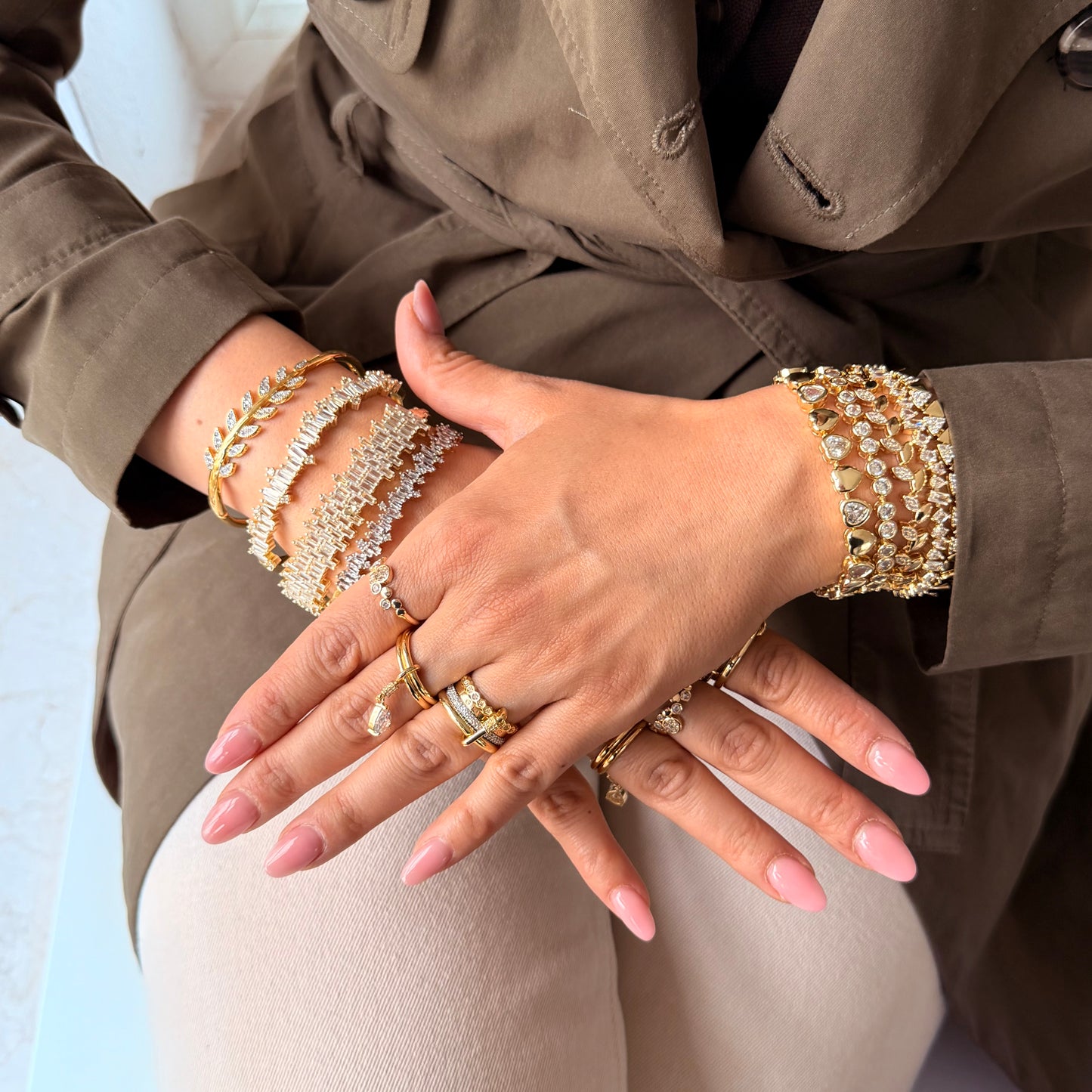 VIP - RING ICON CHAIN - 14K VERGOLDET