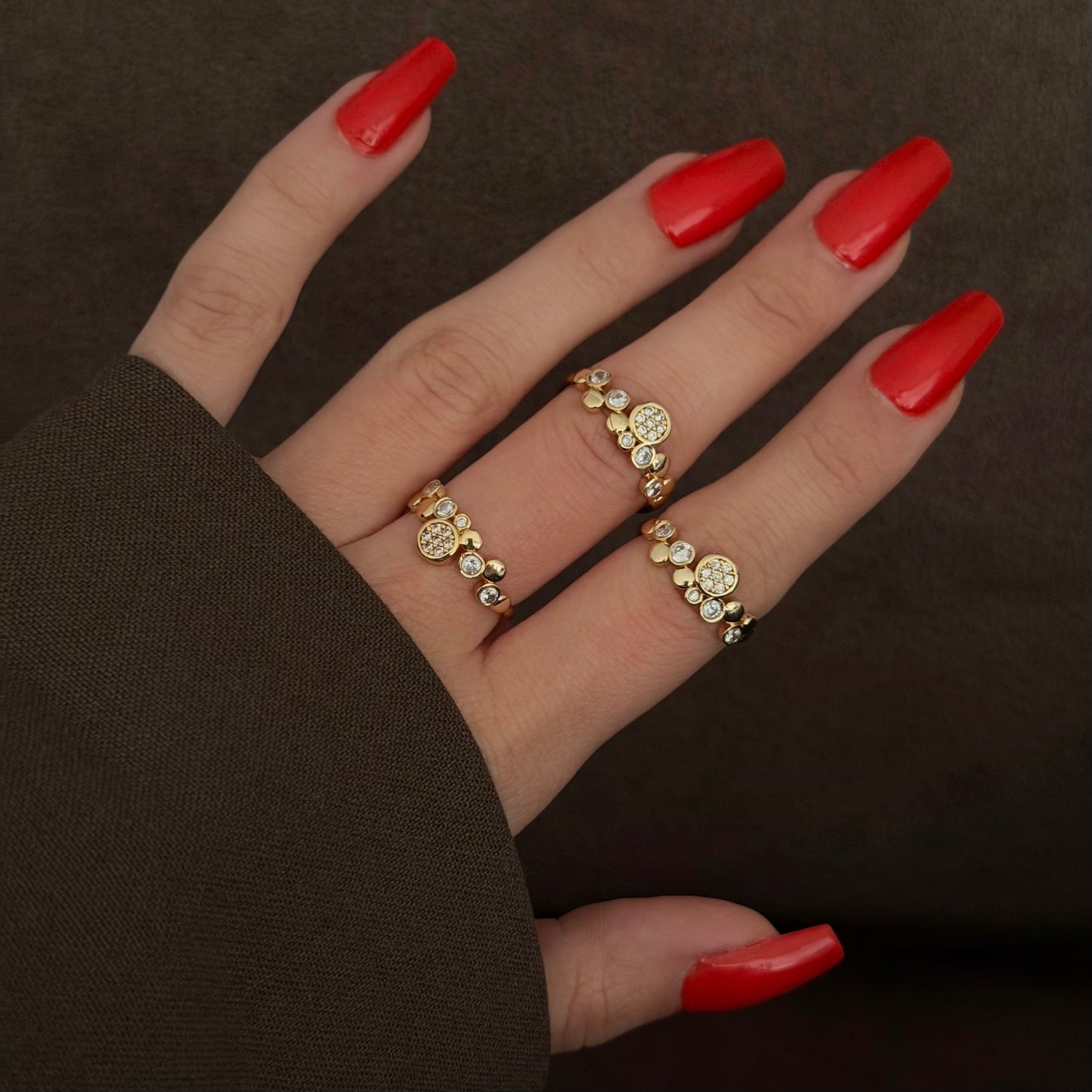 VIP - RING ICON CHAIN - 14K VERGOLDET