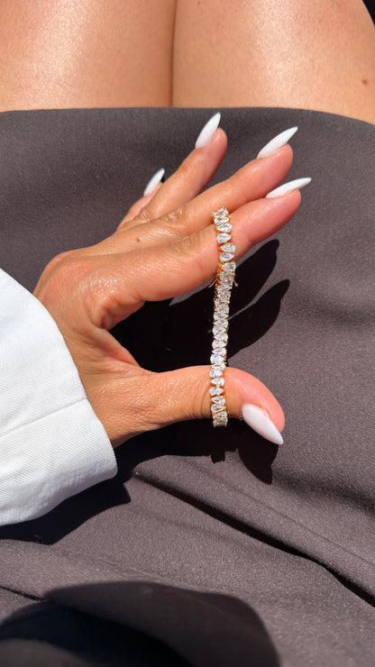 ARMBAND VIP Leya - 14K VERGOLDET