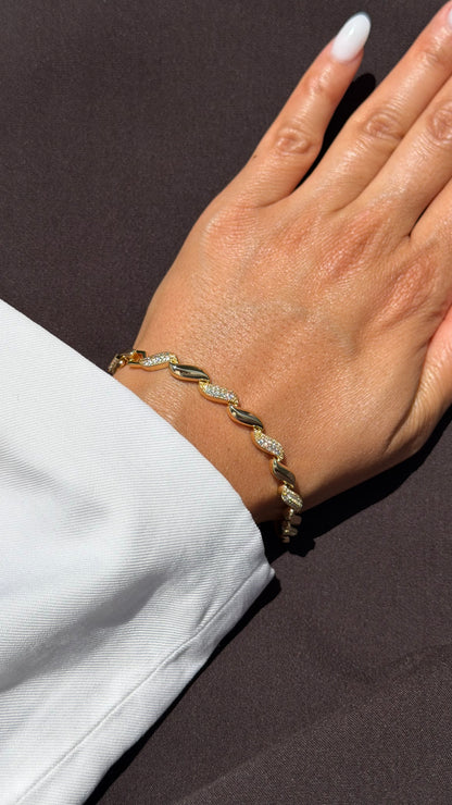 ARMBAND VIP Vera - 14K VERGOLDET