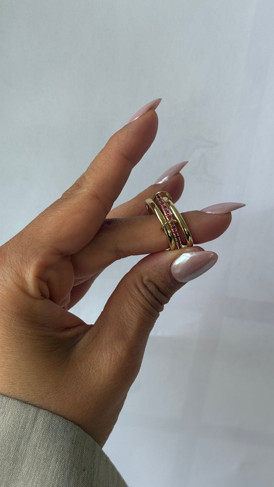RINGE GOLDEN RUBY LUXE