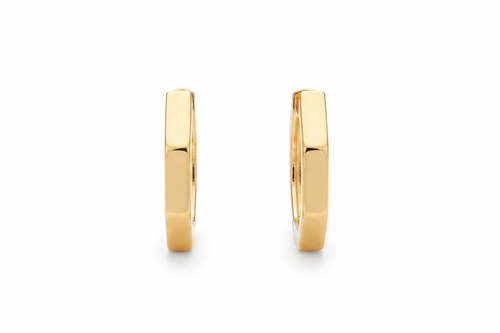 Ohrringe Golden Edge Hoop