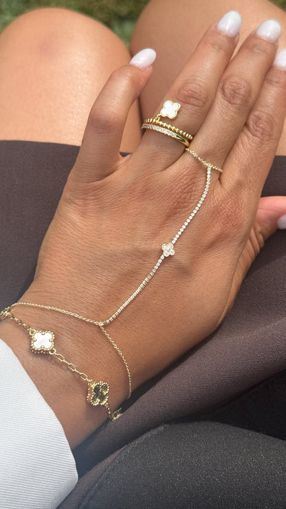 Hand Chain Lale -14K vergoldet