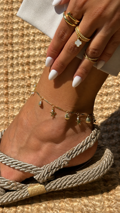 Ocean Treasure Fußkette
