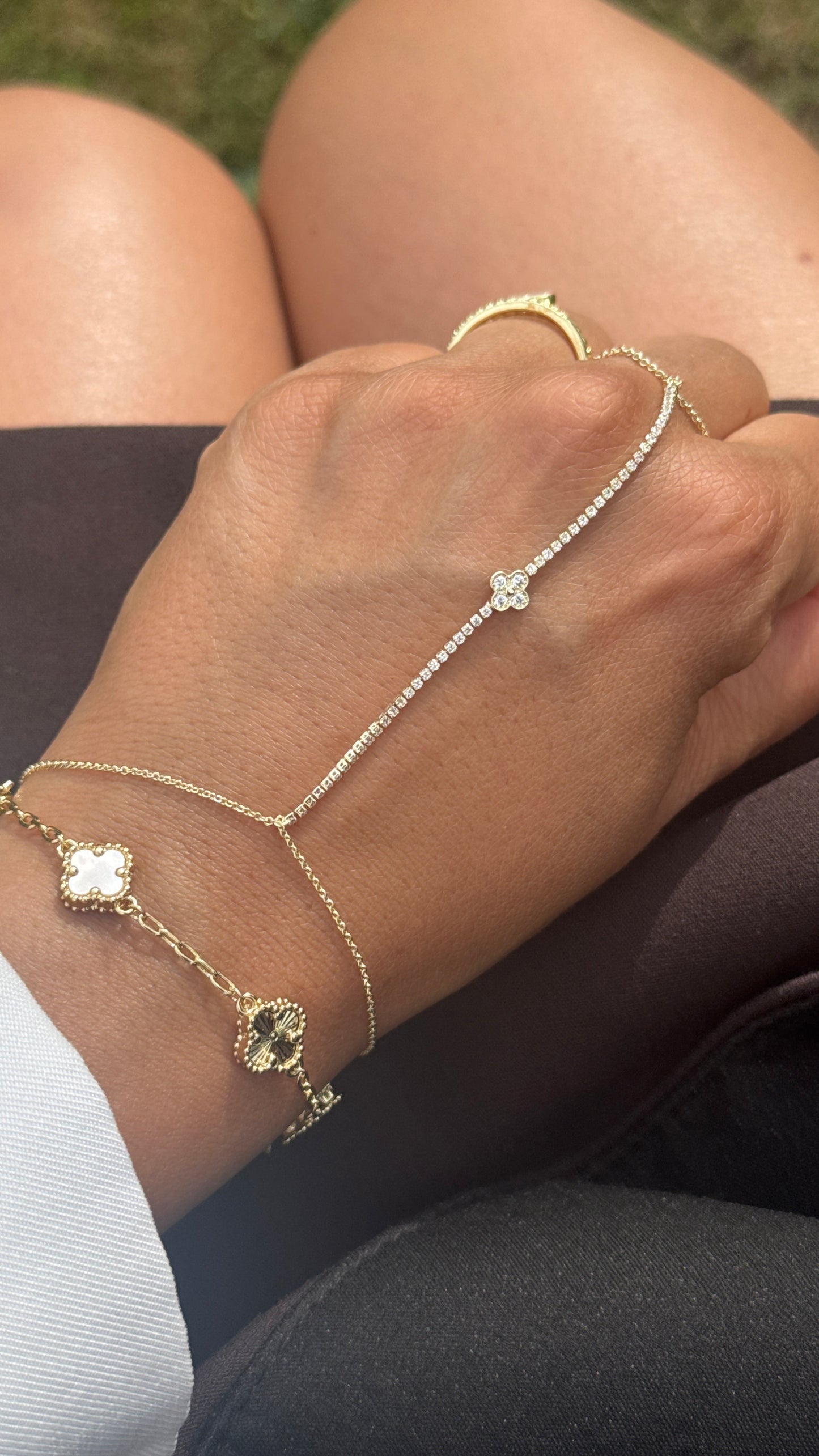 Hand Chain Lale -14K vergoldet