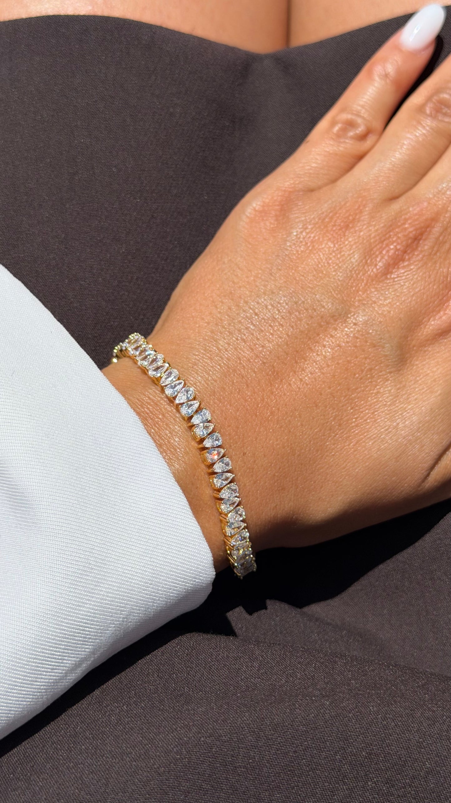 ARMBAND VIP Leya - 14K VERGOLDET