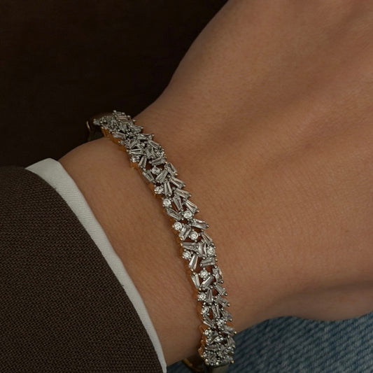 VIP - ARMREIFEN STONE SHINE -14K VERGOLDET