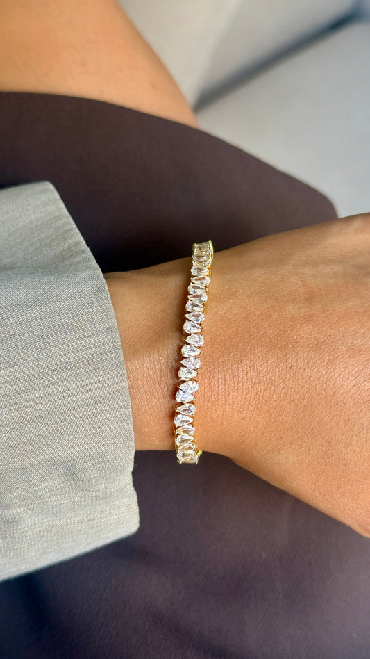 ARMBAND VIP Leya - 14K VERGOLDET
