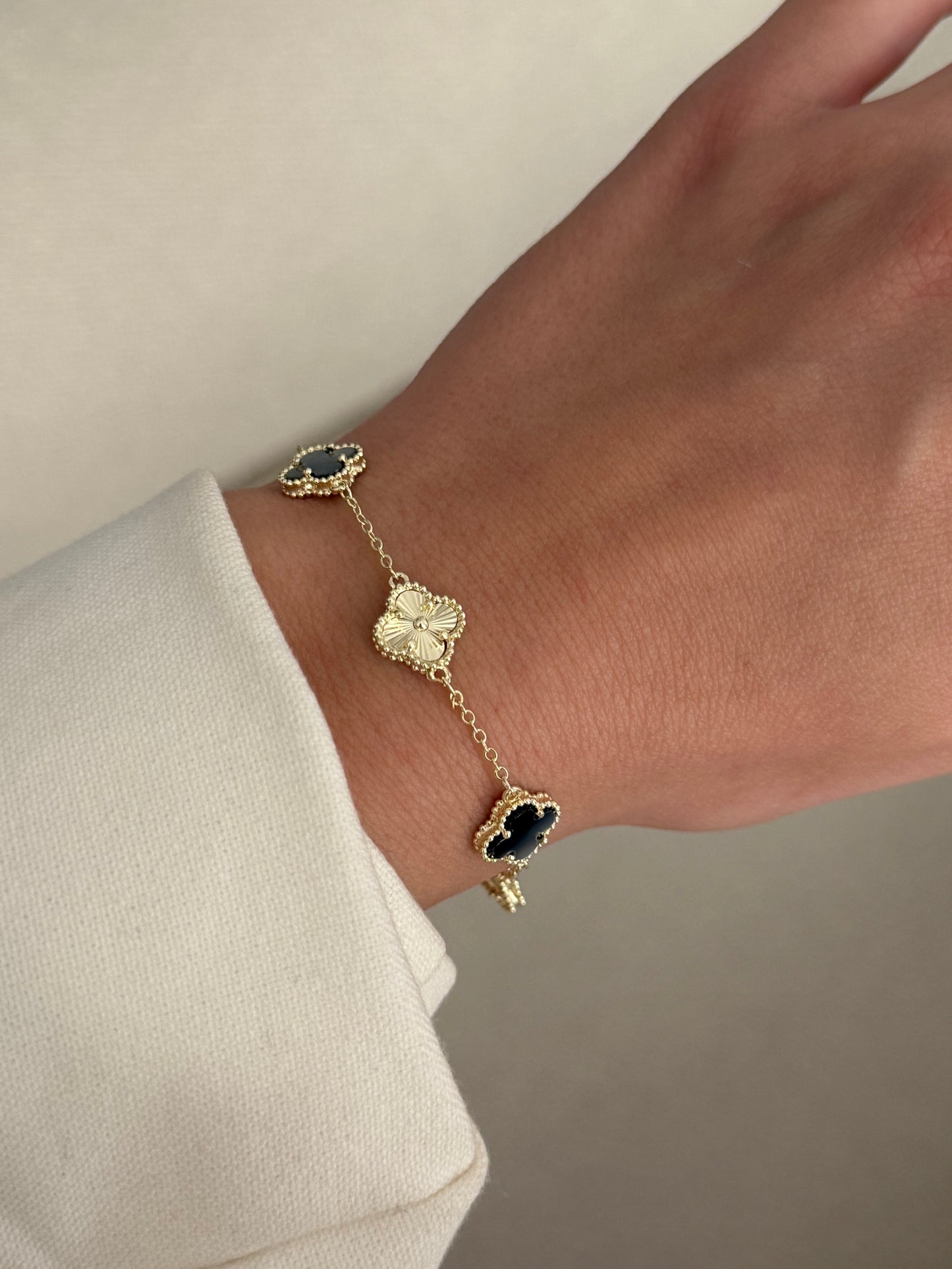 ARMBAND VIP Clover -14K VERGOLDET