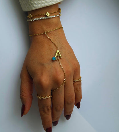 Hand Chain Personalized -14K vergoldet