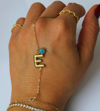 Hand Chain Personalized -14K vergoldet