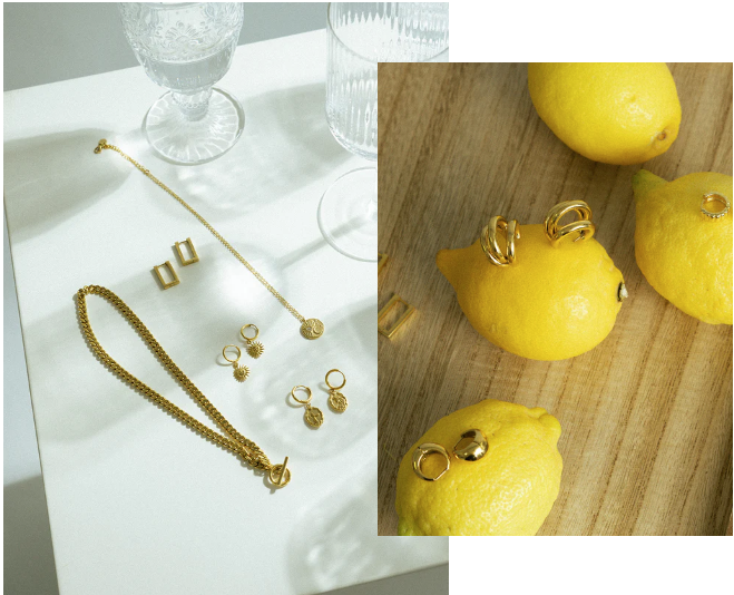 Shiny Schmuck – 14K vergoldet