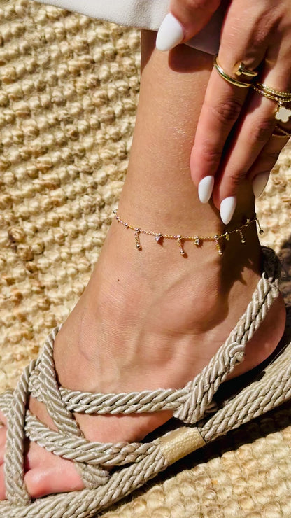 Crystal Line Fußkette