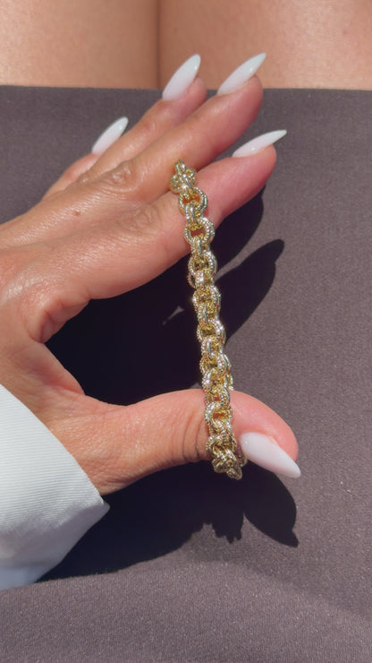 ARMBAND VIP Eliz - 14K VERGOLDET