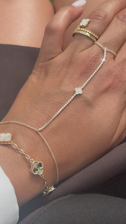 Hand Chain Lale -14K vergoldet