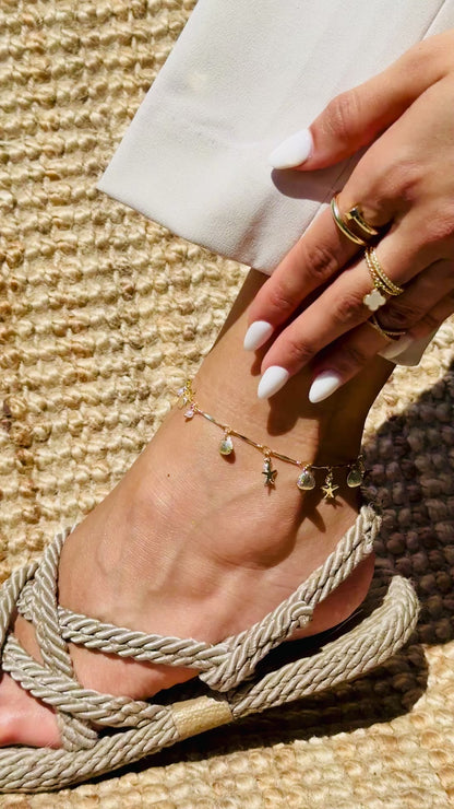 Ocean Treasure Fußkette