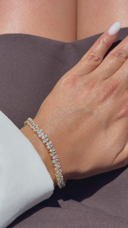 ARMBAND VIP Leya - 14K VERGOLDET